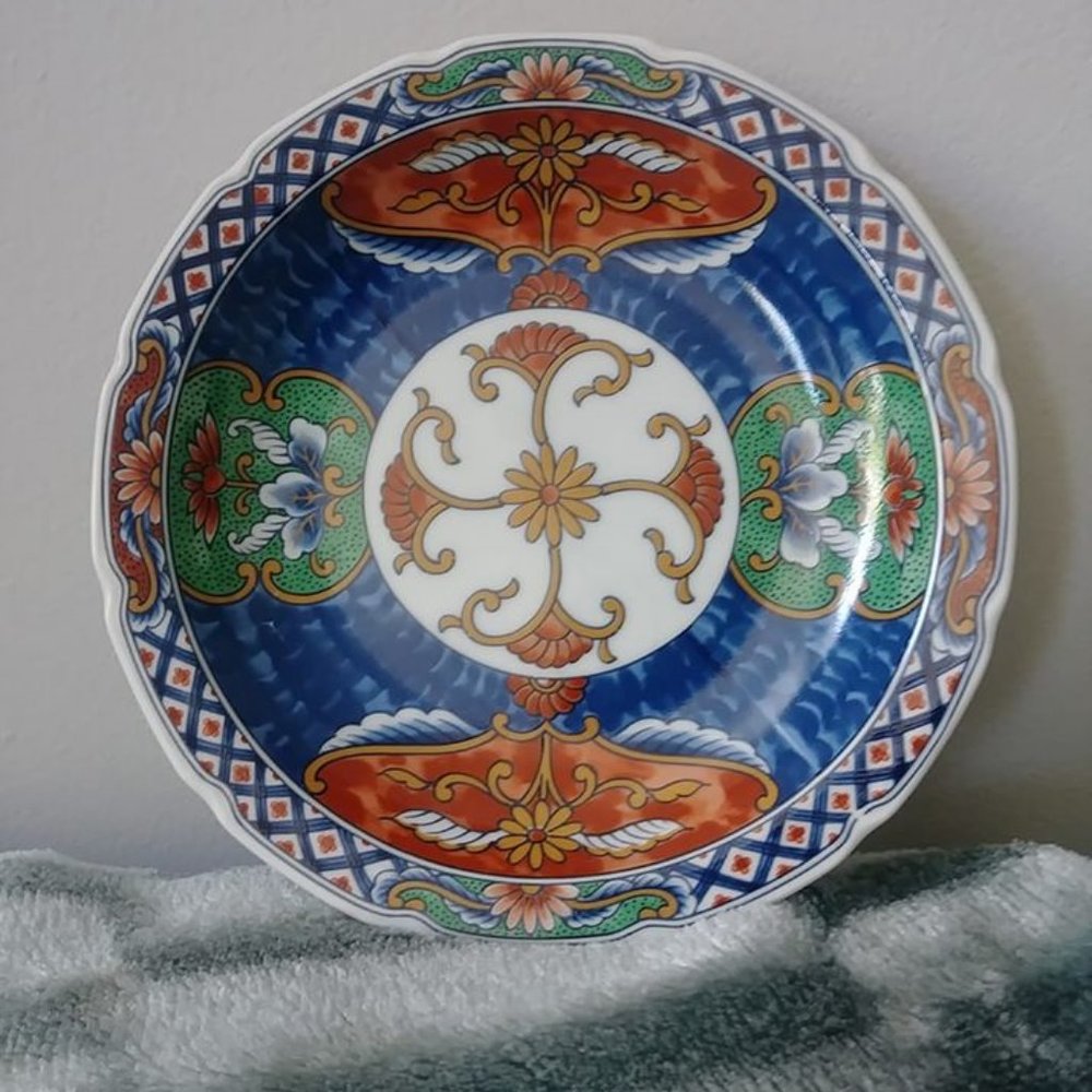 Antique Oriental/Asian Painted Plate